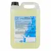 Un conteneur en plastique de 5 kg de MITTAL V : détergent désinfectant bactéricide, fongicide, virucide norme EN 14476, avec une étiquette bleue et blanche et un bouchon à vis noir.