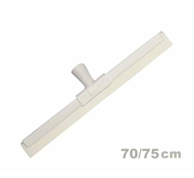 La Raclette sol en 70 cm est une raclette blanche avec un manche central, mesurant 70 cm de large.